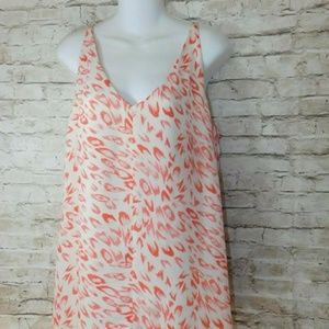 CAbi Pink Blouse Size S Polyester